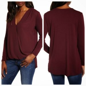 Vince Camuto Faux Wrap Top, XL